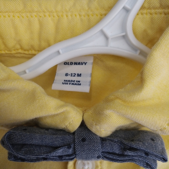 4/$20 Baby boy dress onesie bow tie 6-12 months - Picture 10 of 11